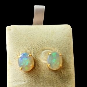 Opalite Earrings – Like New ✨